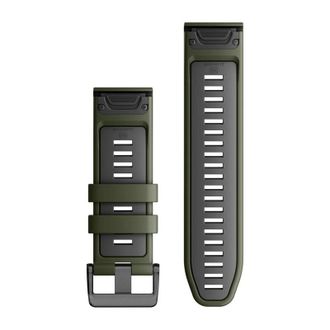 Ремешок Garmin QuickFit 26 Watch Bands Moss/Graphite Silicone (010-13281-07) - фото 2
