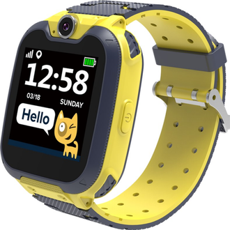 Смарт-часы Canyon CNE-KW31YB Kids smartwatch Tony, Yellow-Grey (CNE-KW31YB) (UA) - фото 1 Смарт-часы Canyon CNE-KW31YB Kids smartwatch Tony, Yellow-Grey (CNE-KW31YB) (UA) - фото 1