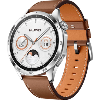 Смарт-годинник Huawei WATCH GT 4 46mm Classic Brown Leather (55020BGW) (UA) - фото 1