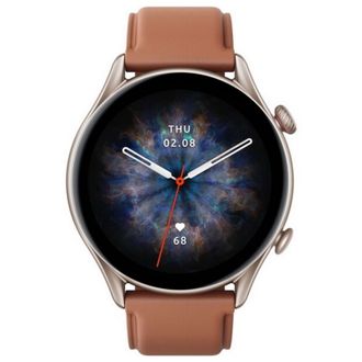 Смарт-годинник Amazfit GTR 3 Pro Brown Leather - фото 1