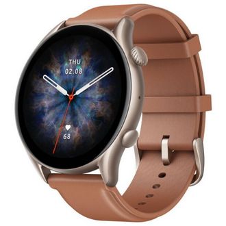 Смарт-годинник Amazfit GTR 3 Pro Brown Leather - фото 4