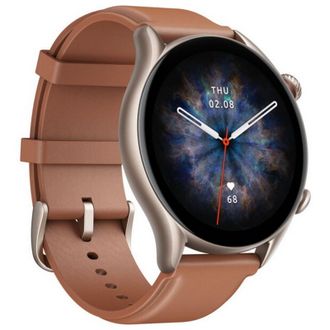 Смарт-годинник Amazfit GTR 3 Pro Brown Leather - фото 3