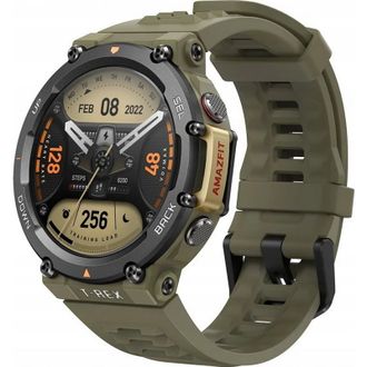 Смарт-часы Amazfit T-Rex 2 Wild Green - фото 1 Смарт-часы Amazfit T-Rex 2 Wild Green - фото 1