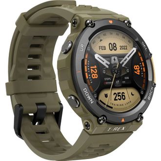 Смарт-часы Amazfit T-Rex 2 Wild Green - фото 3 Смарт-часы Amazfit T-Rex 2 Wild Green - фото 3