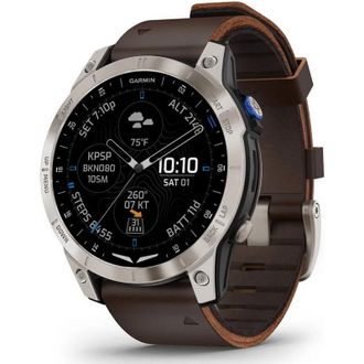 Смарт-часы Garmin D2 Mach 1 Aviator Smartwatch with Oxford Brown Leather Band (010-02582-54/55) - фото 1 Смарт-часы Garmin D2 Mach 1 Aviator Smartwatch with Oxford Brown Leather Band (010-02582-54/55) - фото 1