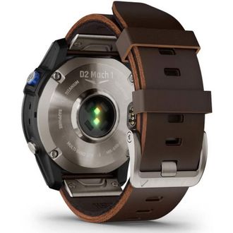 Смарт-часы Garmin D2 Mach 1 Aviator Smartwatch with Oxford Brown Leather Band (010-02582-54/55) - фото 6 Смарт-часы Garmin D2 Mach 1 Aviator Smartwatch with Oxford Brown Leather Band (010-02582-54/55) - фото 6