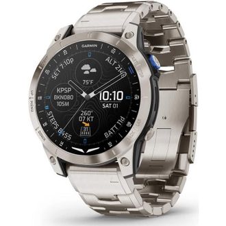 Смарт-годинник Garmin D2 Mach 1 Aviator Smartwatch with Vented Titanium Bracelet (010-02582-50/51) - фото 1 Смарт-годинник Garmin D2 Mach 1 Aviator Smartwatch with Vented Titanium Bracelet (010-02582-50/51) - фото 1
