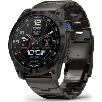 Смарт-часы Garmin D2 Mach 1 Pro with Vented Titanium Bracelet (010-02804-80/81) - фото 1