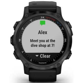 Смарт-годинник Garmin Descent Mk2S Carbon Grey with Black Silicone Band (010-02403-04) - фото 2