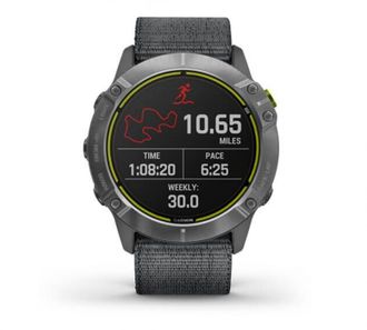 Смарт-годинник Garmin Enduro Steel with Gray UltraFit Nylon Strap (010-02408-00/10) - фото 2 Смарт-годинник Garmin Enduro Steel with Gray UltraFit Nylon Strap (010-02408-00/10) - фото 2