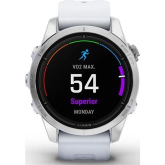 Смарт-годинник Garmin Epix Pro Gen 2 42mm Silver with Whitestone Band (010-02802-00/01) - фото 3