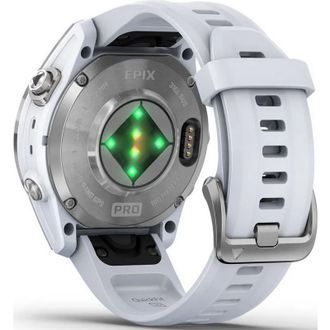 Смарт-годинник Garmin Epix Pro Gen 2 42mm Silver with Whitestone Band (010-02802-00/01) - фото 6