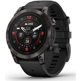 Смарт-часы Garmin Epix Pro Gen 2 47mm Sapphire Carbon Gray DLC Titanium with Black Band (010-02803-54) (UA) - фото 1 Смарт-часы Garmin Epix Pro Gen 2 47mm Sapphire Carbon Gray DLC Titanium with Black Band (010-02803-54) (UA) - фото 1