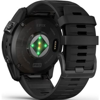 Смарт-годинник Garmin Epix Pro Gen 2 51mm Sapphire Carbon Gray DLC Titanium with Black Silicone (010-02804-53) (UA) - фото 6
