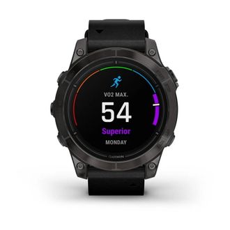Смарт-годинник Garmin Epix Pro (Gen 2) Sapphire 47mm Carbon G. DLC Tit. with B. Leather Band (010-02803-30) - фото 3