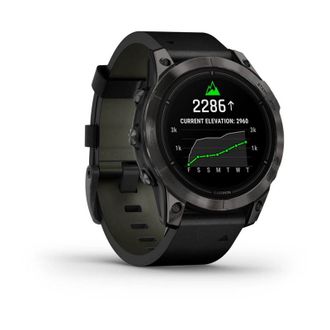 Смарт-годинник Garmin Epix Pro (Gen 2) Sapphire 47mm Carbon G. DLC Tit. with B. Leather Band (010-02803-30) - фото 4