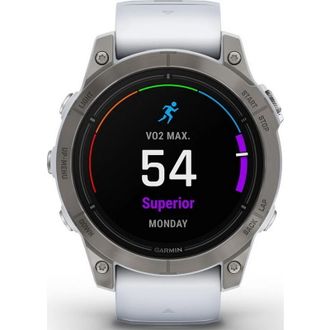 Смарт-годинник Garmin Epix Pro Gen 2 Sapphire 47mm Titanium w. Whitestone Band (010-02803-20/21) (UA) - фото 2