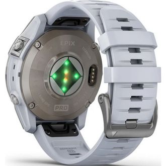 Смарт-годинник Garmin Epix Pro Gen 2 Sapphire 47mm Titanium w. Whitestone Band (010-02803-20/21) (UA) - фото 6