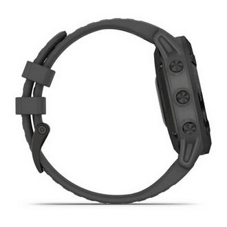 Смарт-годинник Garmin Fenix 6 Pro Solar Edition Black With Gray Band (010-02410-11/10) - фото 3 Смарт-годинник Garmin Fenix 6 Pro Solar Edition Black With Gray Band (010-02410-11/10) - фото 3