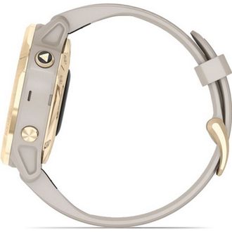 Смарт-годинник Garmin Fenix 6S Pro Solar Edition Light Gold with Light Sand band (010-02409-11/10) - фото 5 Смарт-годинник Garmin Fenix 6S Pro Solar Edition Light Gold with Light Sand band (010-02409-11/10) - фото 5
