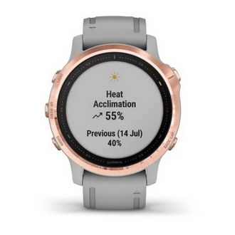 Смарт-годинник Garmin Fenix 6S Rose Gold-tone with Powder Gray Band (010-02159-21/20) - фото 2