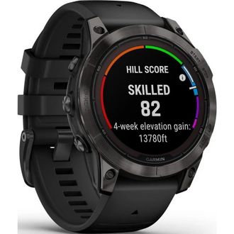 Смарт-часы Garmin Fenix 7 Pro Sapphire Solar, 47mm Black Silicon Band Black NFC EU (010-02777-11/10) - фото 3 Смарт-часы Garmin Fenix 7 Pro Sapphire Solar, 47mm Black Silicon Band Black NFC EU (010-02777-11/10) - фото 3