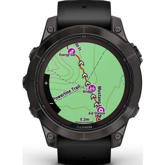 Смарт-часы Garmin Fenix 7 Pro Sapphire Solar, 47mm Black Silicon Band Black NFC EU (010-02777-11/10) - фото 2 Смарт-часы Garmin Fenix 7 Pro Sapphire Solar, 47mm Black Silicon Band Black NFC EU (010-02777-11/10) - фото 2