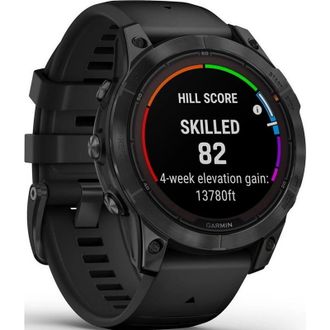 Смарт-часы Garmin Fenix 7 Pro Solar, 47mm Slate Gray Silicon Band Black NFC EU (010-02777-01/00) - фото 3 Смарт-часы Garmin Fenix 7 Pro Solar, 47mm Slate Gray Silicon Band Black NFC EU (010-02777-01/00) - фото 3