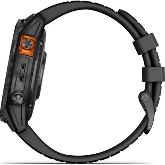 Смарт-часы Garmin Fenix 7 Pro Solar, 47mm Slate Gray Silicon Band Black NFC EU (010-02777-01/00) - фото 4 Смарт-часы Garmin Fenix 7 Pro Solar, 47mm Slate Gray Silicon Band Black NFC EU (010-02777-01/00) - фото 4
