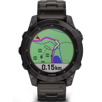 Смарт-годинник Garmin fenix 7 Sapph Sol, Carbon Gray DLC Ti w/DLC Ti Bracelet, GPS (010-02540-39) (UA) - фото 2 Смарт-годинник Garmin fenix 7 Sapph Sol, Carbon Gray DLC Ti w/DLC Ti Bracelet, GPS (010-02540-39) (UA) - фото 2