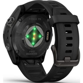 Смарт-годинник Garmin Fenix 7S Pro Sapphire Solar Carbon G. DLC Tit. with Black Band (010-02776-10/11/54) - фото 2 Смарт-годинник Garmin Fenix 7S Pro Sapphire Solar Carbon G. DLC Tit. with Black Band (010-02776-10/11/54) - фото 2