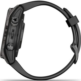 Смарт-годинник Garmin Fenix 7S Pro Sapphire Solar Carbon G. DLC Tit. with Black Band (010-02776-10/11/54) - фото 3 Смарт-годинник Garmin Fenix 7S Pro Sapphire Solar Carbon G. DLC Tit. with Black Band (010-02776-10/11/54) - фото 3