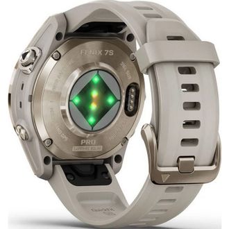 Смарт-годинник Garmin Fenix 7S Pro Sapphire Solar Edition Soft Gold with Light Sand Band (010-02776-14/15) - фото 4 Смарт-годинник Garmin Fenix 7S Pro Sapphire Solar Edition Soft Gold with Light Sand Band (010-02776-14/15) - фото 4