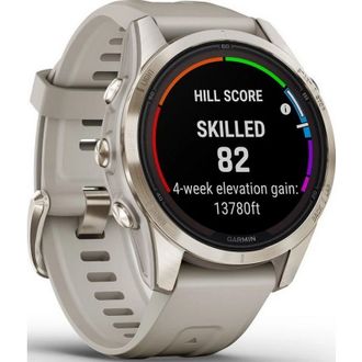 Смарт-годинник Garmin Fenix 7S Pro Sapphire Solar Edition Soft Gold with Light Sand Band (010-02776-14/15) - фото 3 Смарт-годинник Garmin Fenix 7S Pro Sapphire Solar Edition Soft Gold with Light Sand Band (010-02776-14/15) - фото 3
