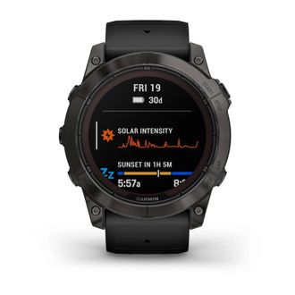Смарт-годинник Garmin Fenix 7X Pro Sapphire Solar Carbon Gray DLC Titanium with Black Band (010-02778-54) (UA) - фото 3