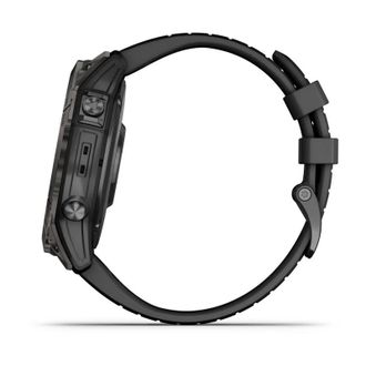 Смарт-годинник Garmin Fenix 7X Pro Sapphire Solar Carbon Gray DLC Titanium with Black Band (010-02778-54) (UA) - фото 4