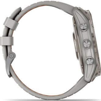 Смарт-часы Garmin Fenix 7X Pro Sapphire Solar Titanium with Grey/Orange Band (010-02778-64) (UA) - фото 2 Смарт-часы Garmin Fenix 7X Pro Sapphire Solar Titanium with Grey/Orange Band (010-02778-64) (UA) - фото 2