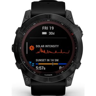 Смарт-годинник Garmin Fenix 7X Sapphire S. Black DLC Titanium w. Black Band (010-02541-22/23/45) - фото 2 Смарт-годинник Garmin Fenix 7X Sapphire S. Black DLC Titanium w. Black Band (010-02541-22/23/45) - фото 2