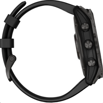 Смарт-годинник Garmin Fenix 7X Sapphire Solar Carbon Gray DLC Titanium with Black Band (010-02541-10/11) - фото 4 Смарт-годинник Garmin Fenix 7X Sapphire Solar Carbon Gray DLC Titanium with Black Band (010-02541-10/11) - фото 4