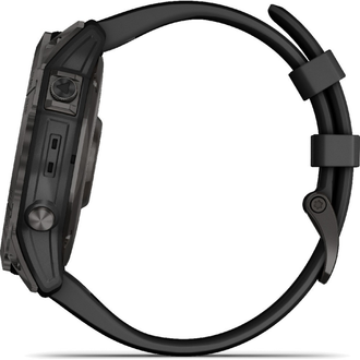 Смарт-годинник Garmin Fenix 7X Sapphire Solar Carbon Gray DLC Titanium with Black Band (010-02541-10/11/34) - фото 2 Смарт-годинник Garmin Fenix 7X Sapphire Solar Carbon Gray DLC Titanium with Black Band (010-02541-10/11/34) - фото 2