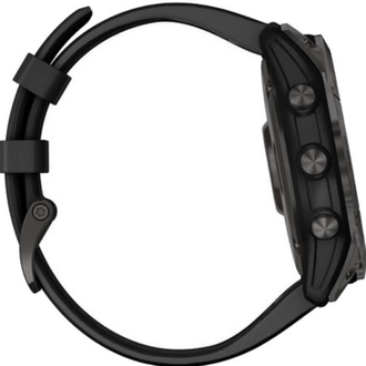 Смарт-годинник Garmin Fenix 7X Sapphire Solar Carbon Gray DLC Titanium with Black Band (010-02541-10/11/34) - фото 4 Смарт-годинник Garmin Fenix 7X Sapphire Solar Carbon Gray DLC Titanium with Black Band (010-02541-10/11/34) - фото 4
