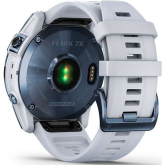 Смарт-годинник Garmin Fenix 7X Sapphire Solar M. Blue DLC Titanium w. Whitestone Band (010-02541-14/15) - фото 6 Смарт-годинник Garmin Fenix 7X Sapphire Solar M. Blue DLC Titanium w. Whitestone Band (010-02541-14/15) - фото 6