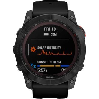 Смарт-годинник Garmin Fenix 7X Solar Slate Gray with Black Band (010-02541-00/01/0A) - фото 1