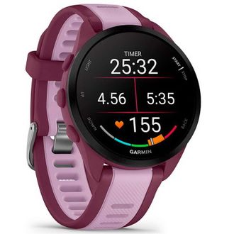 Смарт-часы Garmin Forerunner 165 Music Berry/Lilac (010-02863-33) - фото 1