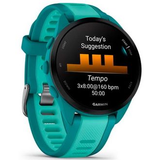 Смарт-годинник Garmin Forerunner 165 Music Turquoise/Aqua (010-02863-32/B2) - фото 2 Смарт-годинник Garmin Forerunner 165 Music Turquoise/Aqua (010-02863-32/B2) - фото 2