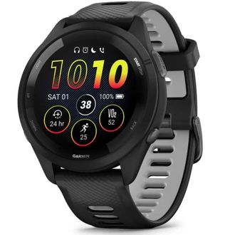 Смарт-годинник Garmin Forerunner 265 BlackBezel and Case w.Black/Powder GraySiliconeBand 010-02810-10 (UA) - фото 1