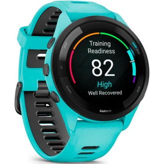 Смарт-годинник Garmin Forerunner 265 Black Bezel with Aqua Case and Aqua/Black Silicone Band (010-02810-52) (UA) - фото 5