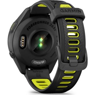 Смарт-часы Garmin Forerunner 265S Black Bezel and Case with Black/Amp Yellow Silicone Band (010-02810-53) (UA) - фото 6
