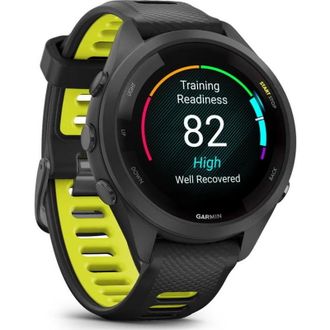Смарт-часы Garmin Forerunner 265S Black Bezel and Case with Black/Amp Yellow Silicone Band (010-02810-53) (UA) - фото 2