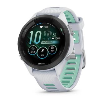 Смарт-годинник Garmin Forerunner 265S Black Bezel with Whitestone Case and Whitestone/Neo Tropic Silicone Band (010-02810-54) (UA) - фото 1
